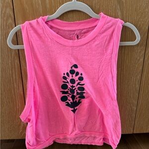 Pink Sleeveless Tank Top